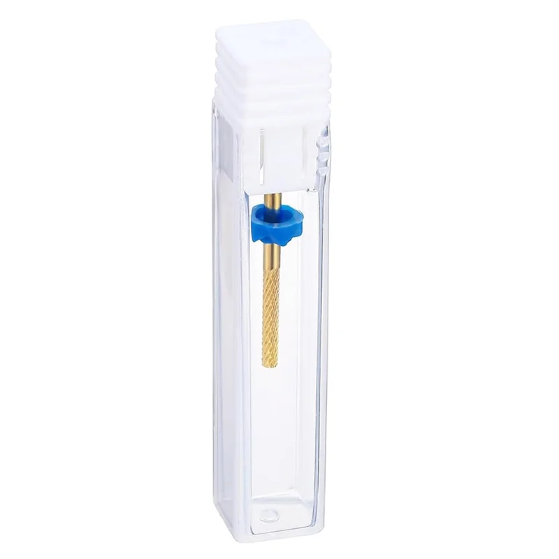 ABVJ-4Pcs Brocas de carburo para uñas Brocas para cutículas Removedor de cutículas eléctrico para manicura de limpieza de uñas, Oro