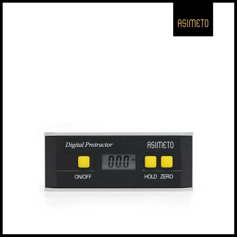 Asimeto 490-16-0 490-16-2( with magnet on base) range 360° resolution 0.1° level type Digital Protractors