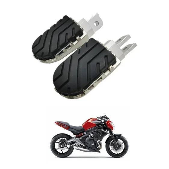 

FOR KAWASAKI ER-6N ER-6F ER6N ER6F Motorcycle Accessories Front Footpegs Foot Rest Peg