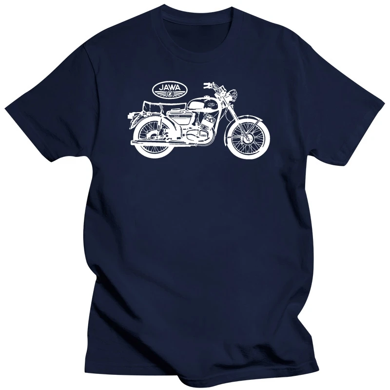 T-Shirt Jawa Motorcycle From 1970 Californian 350 New Fashion Men Shirt Cotton Street Wear Short Sleeve Tee Baseball T Shirts