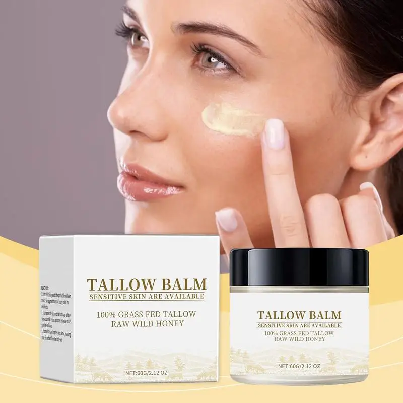 Face Cream Whipped Tallow Balm Collagen Tallow Paste Skin Care Anti-Wrinkle Aging Moisturizing Shrink Pores skin care cream