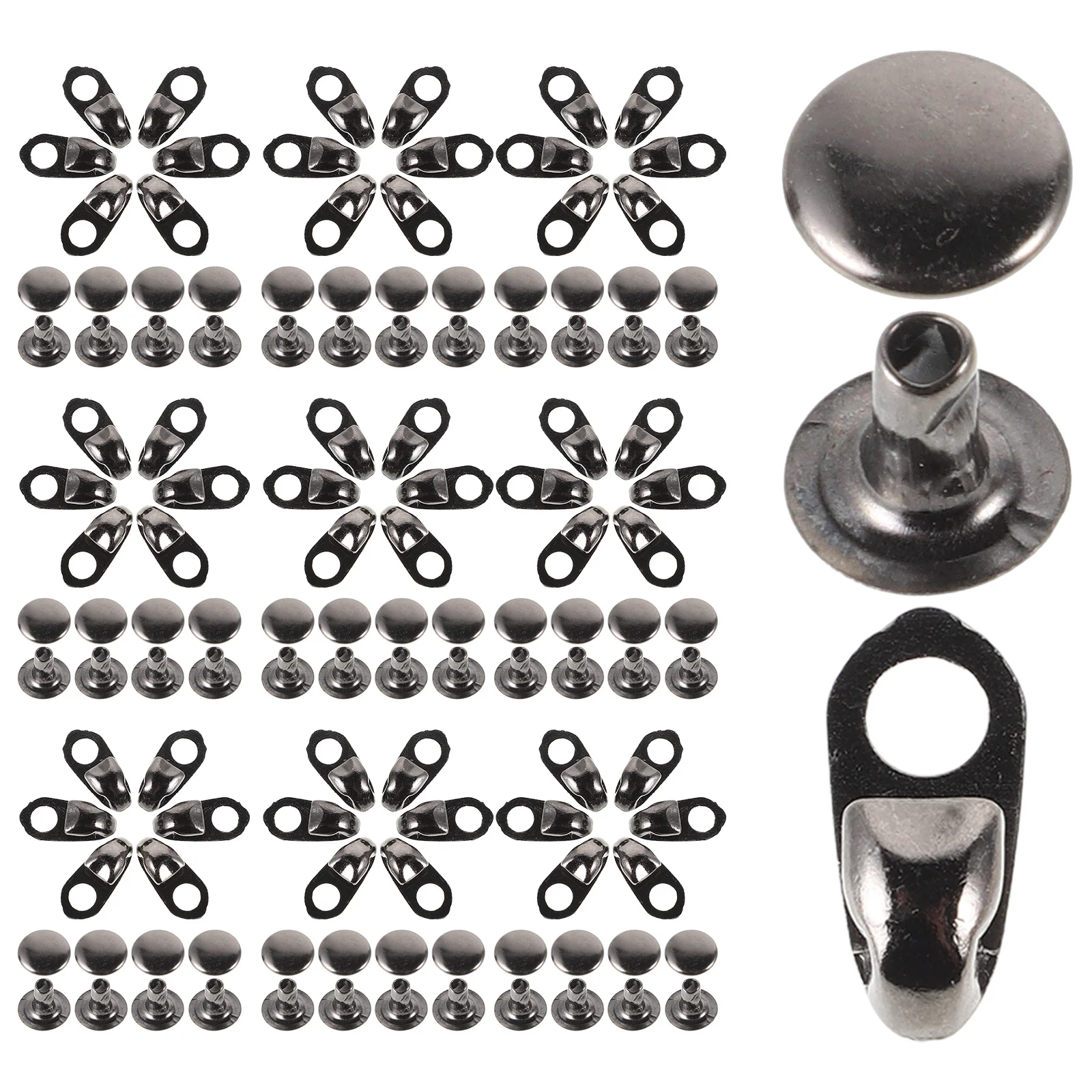 

Boot Shoes Buckles Alloy Metal Fasteners For Hiking Mountaineering Outdoor Footwear Repair Replacement Lightweight