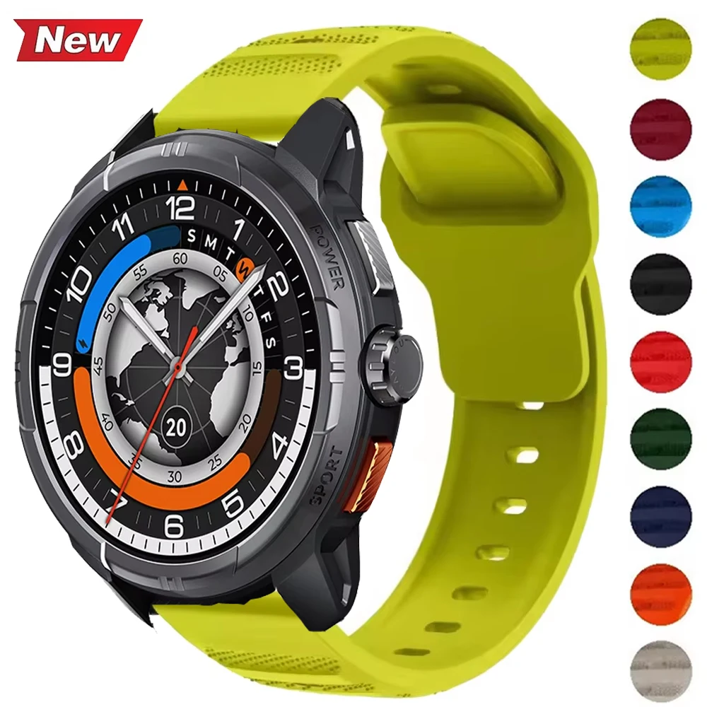 22mm Sport Silicone Band For HAYLOU Solar Ultra Bracelet Strap For Haylou Watch 2 Pro 4 4S/Solar 5/RT2 RT3 RS5 S8 S6 R8 GST Lite
