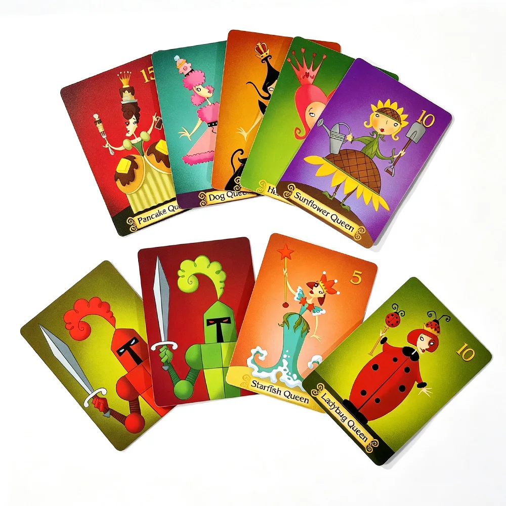 The Sleeping Queens Card Game Full English Version Family Board Game 2-5 Players Strategy Card Game for Adults Party Gifts