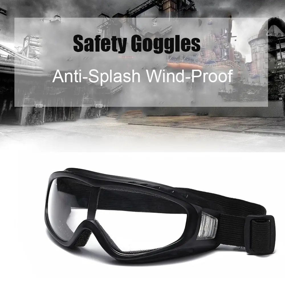 Dustproof Anti-Splash Lab Spectacles Outdoor Work Industrial Research Safety Goggles Eye Protective Eyewear Protection Glasses