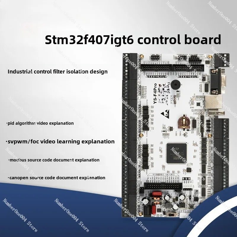 STM32F407 Industrial Control Board FOC Algorithm Motor Control Isolation Input/Output YS-F4Pro