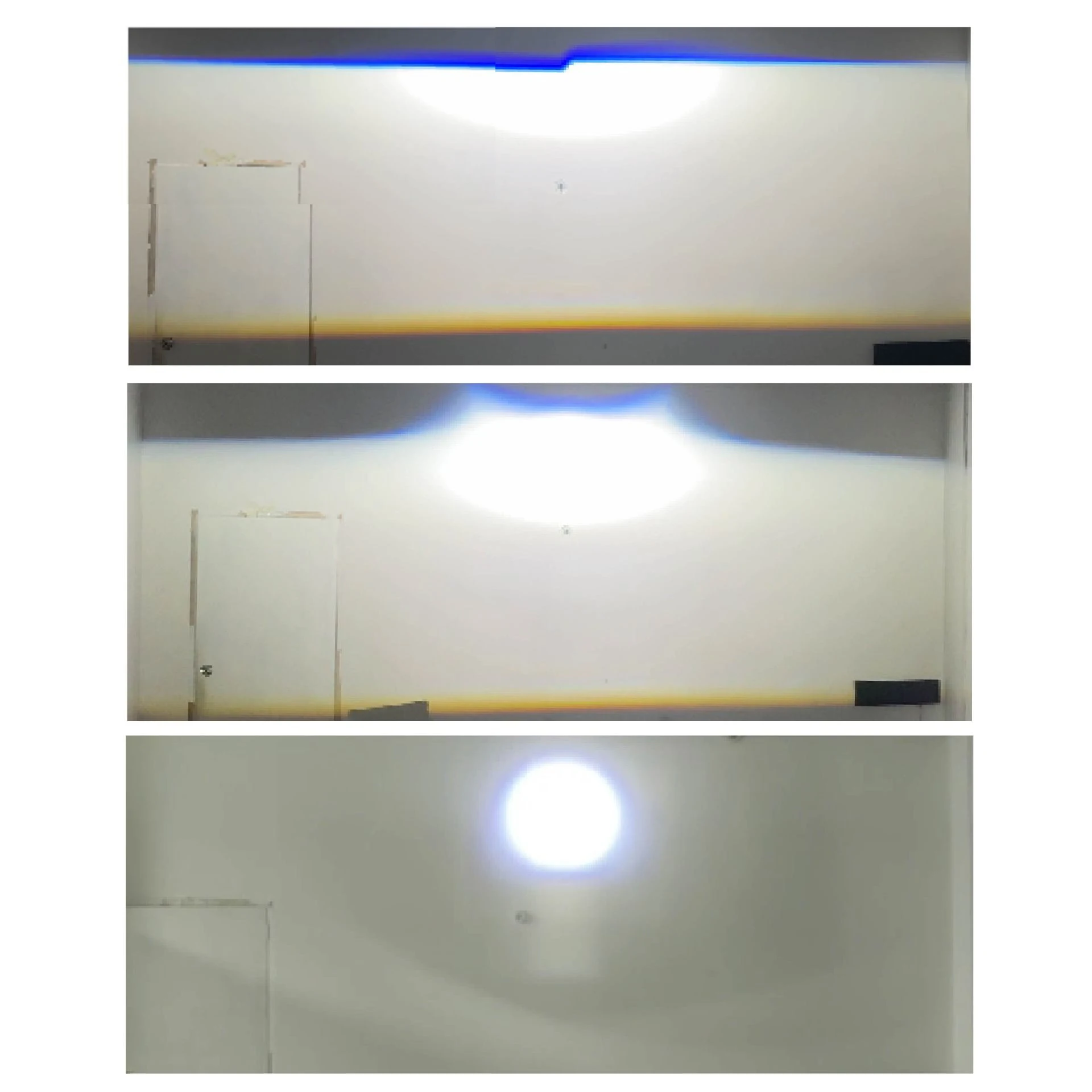 Bi LED Laser 3 Inch Projector Lens 12V 60W 6000K 27000Lm Hi Lo Beam Double Reflector Headlight Retrofit
