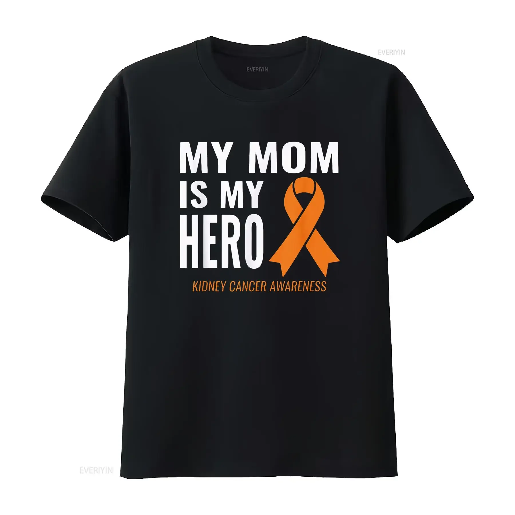 

Женская футболка My Mom is Hero с информацией о раке почки, черная, 2 шт., большая винтажная стильная дизайнерская одежда унисекс