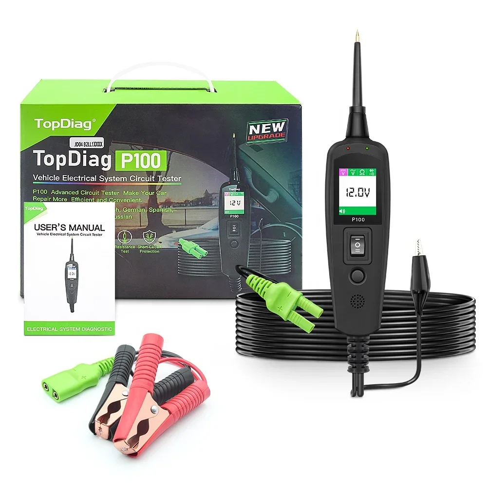 JDiag P100 Automotive Electrical System Circuit Tester For Cars and Truck
