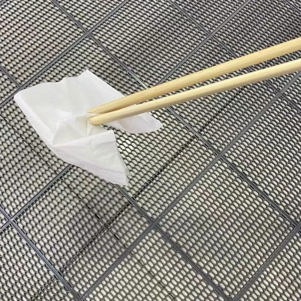 4 Pcs Cleaning Garbage Tongs Sanitation Clips and Clamps Trash Grabber Picker Tool Can Lengthen Heavy Duty