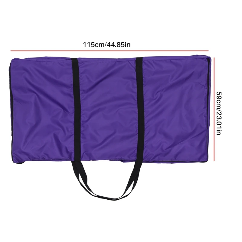 Bolsa de almacenamiento para balas de heno, bolsa de transporte para balas de heno Extra grande, bolsas portátiles plegables para palas de heno para caballos y ganado con agua con cremallera