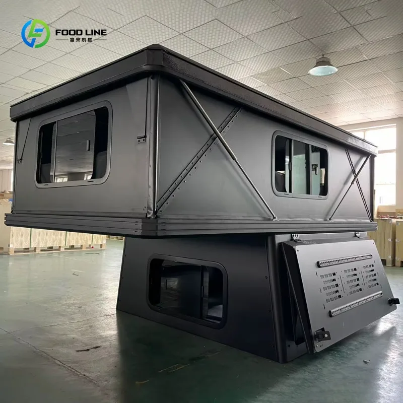 Pickup Truck Hardtop Canopy Camper Shell Waterproof Bed Topper Vending Sale Support Custom