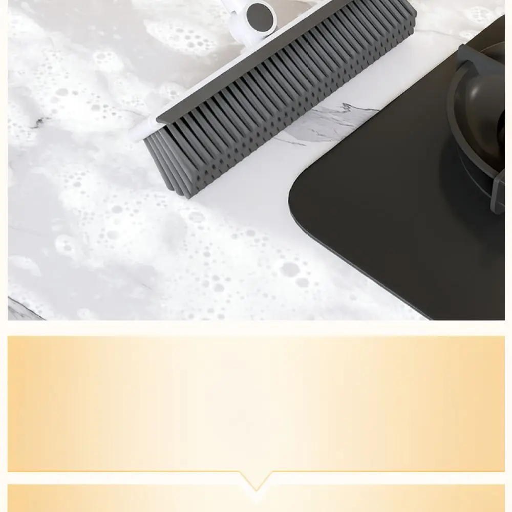V Shape Long Handle Floor Scrub Brush For Bathroom Kitchen Tile Grout Cleaning Wall Scrubber Effective Household
