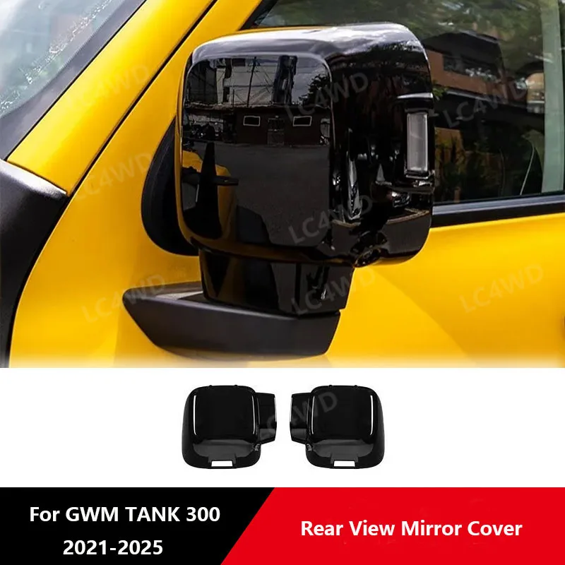 Off Road 4x4 Exterior Accessories Car Side Mirror Rear View Mirror Cover Anti Scratch For GWM Tank 300  2021-2025