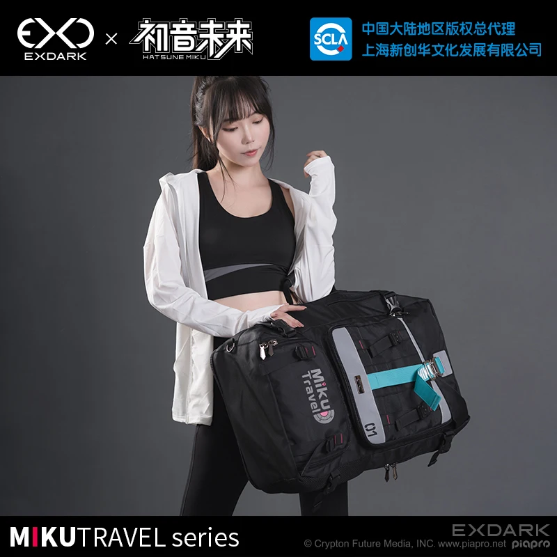 Moeyu Vocaloid Hatsune Miku Backpack Camping Hiking Travel Mountaineering Bag Men Women Backpacks Large Rucksack Shoulder Bags