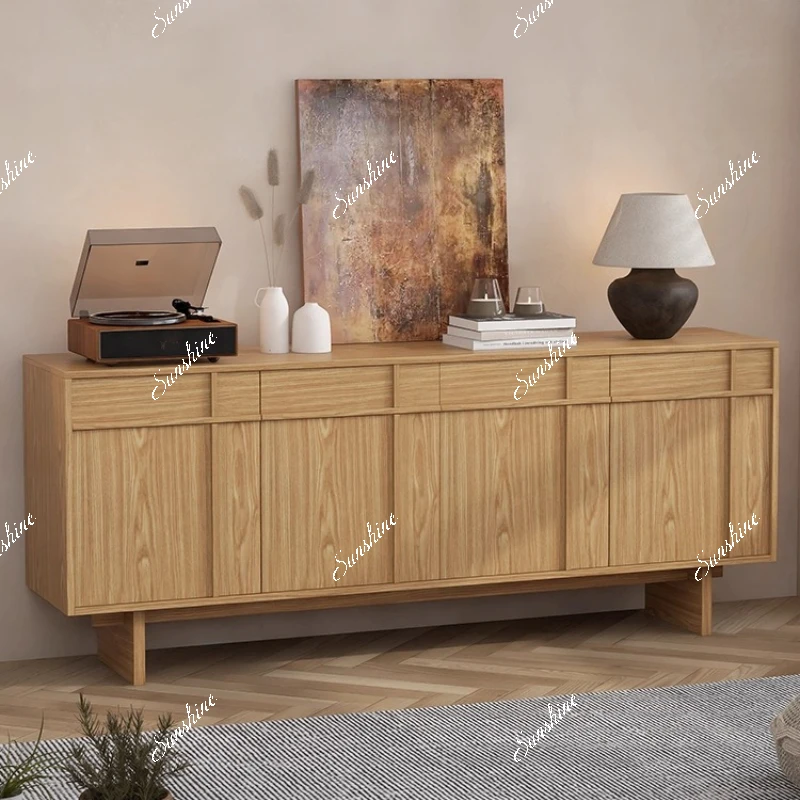 Japanese living room entrance cabinet retro style storage decoration second-hand cabinet