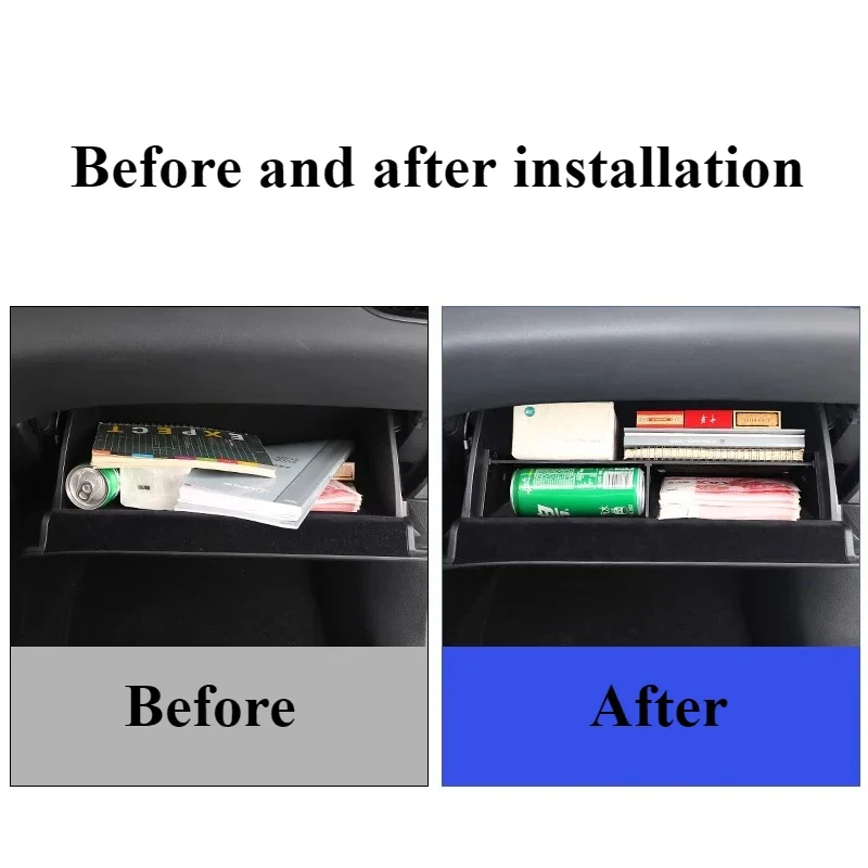 For Lexus RX350h 450h 2023-2025 Co-pilot Storage Box Baffle Storage Compartment Car Interior Decoration Modification Accessories