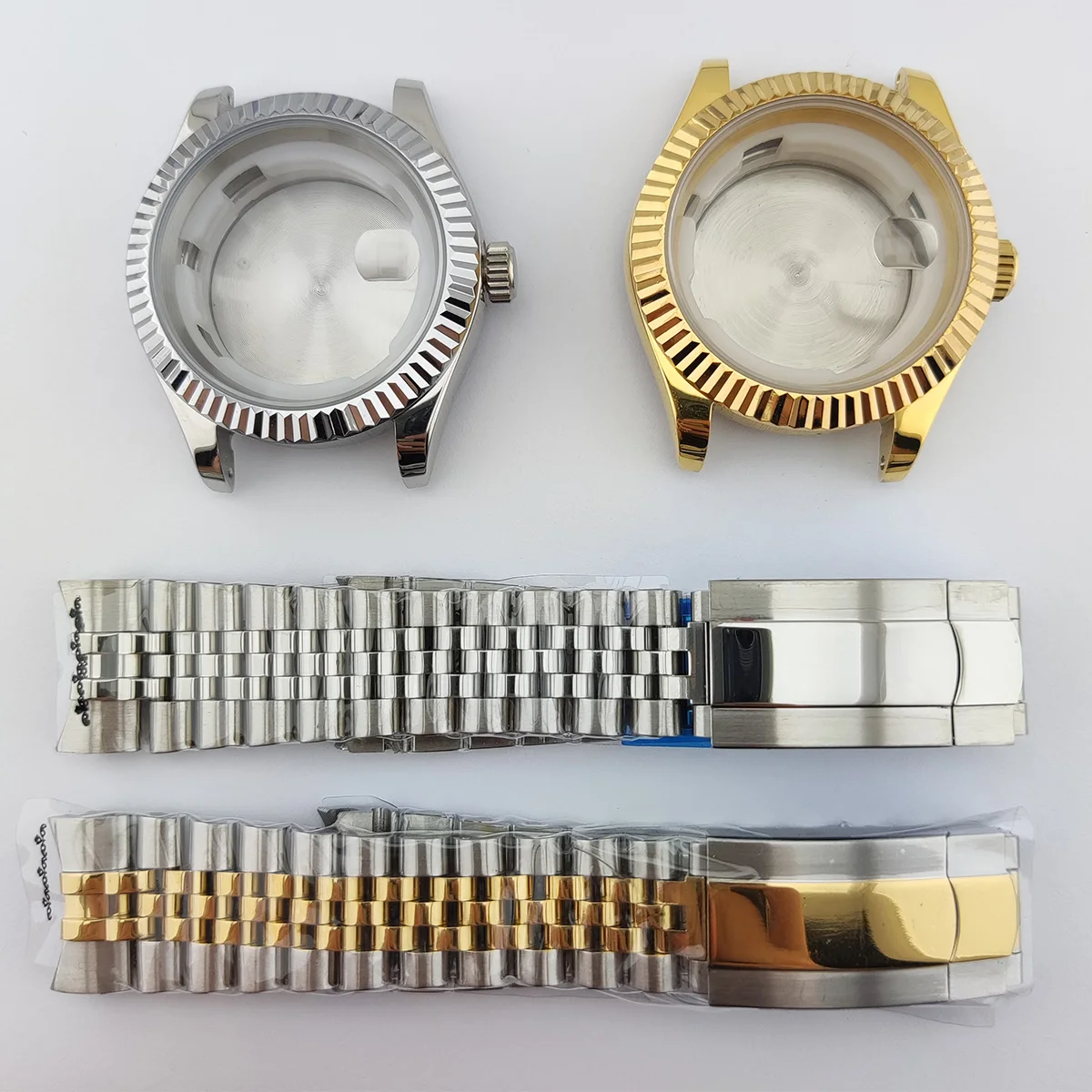 40.5mm Case Miyota8215 Case Custom Logo Dial Watchial Stainless Steel Watch Accessories Parts Suitable For Miyota 8215 Movement