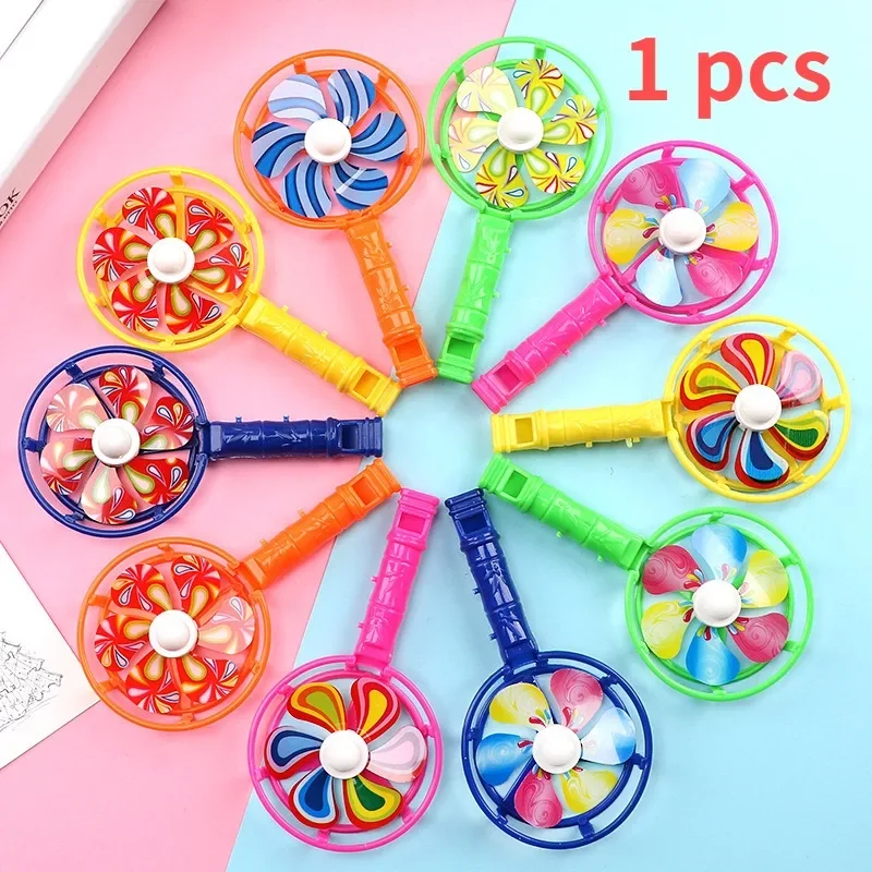 

Kids Party Favors Bulk Toys Gift Kids Whistle Windmill Toy Stuffing Carnival Prizes Boys Girls Birthday Gifts Cute Whistle