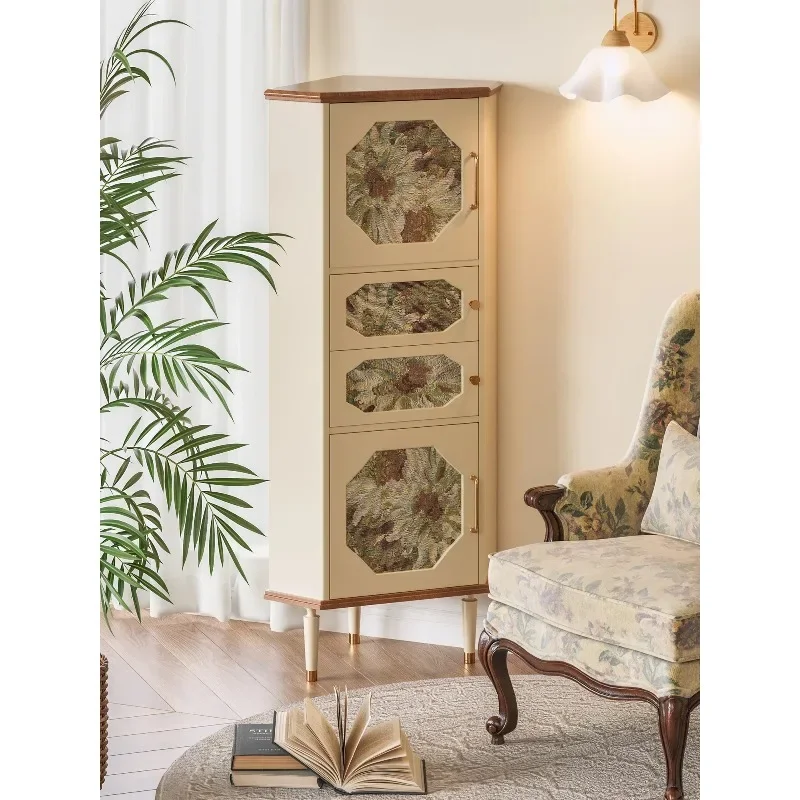 Bedroom Corner Triangle Cabinet Corner Shelf Floor Locker