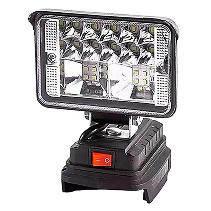

FAST-1Pc аварийный прожектор 3-дюймовый фонарик портативный 18 В литиевый аккумулятор рабочий свет открытый кемпинг походный фонарь