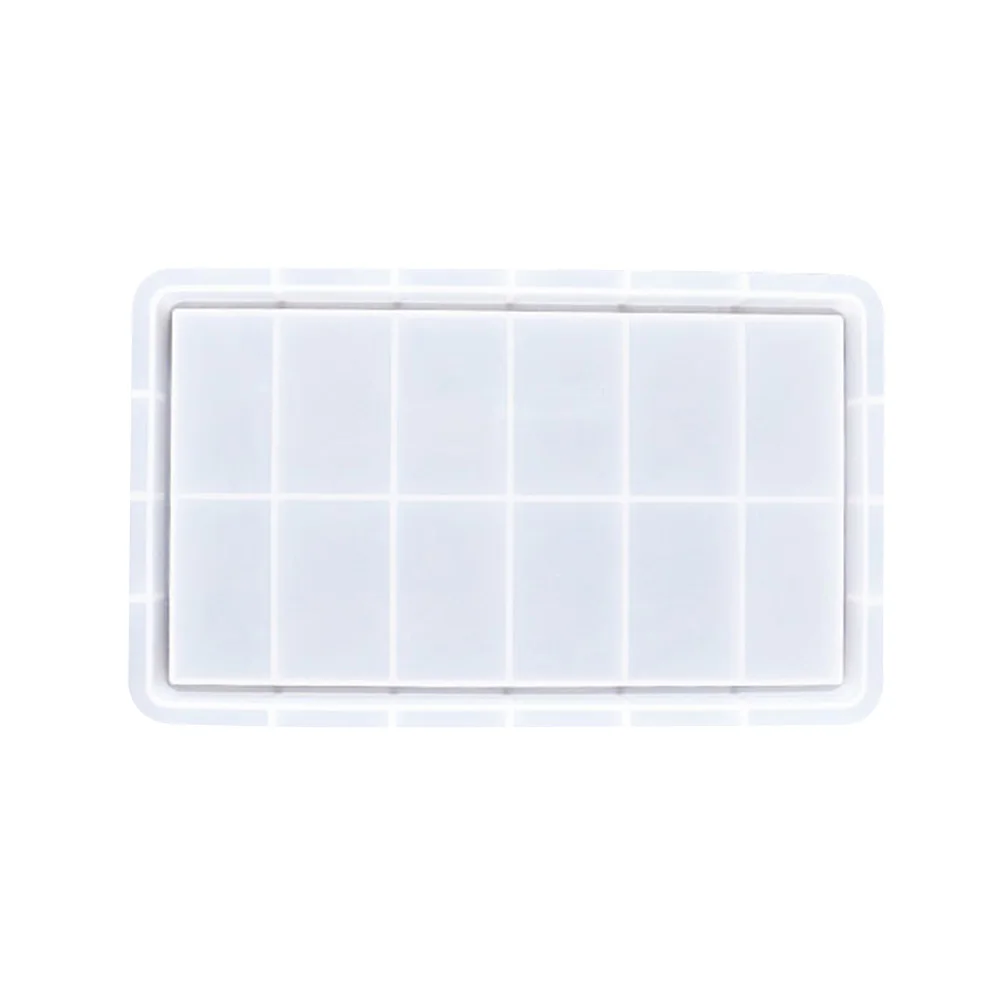 الكريستال الايبوكسي قالب صينية راتينج السليكون الحرفية Diy بها بنفسك لوحة التخزين سطح المكتب الديكور صينية الشاي طبق لوحة قالب الصب #5