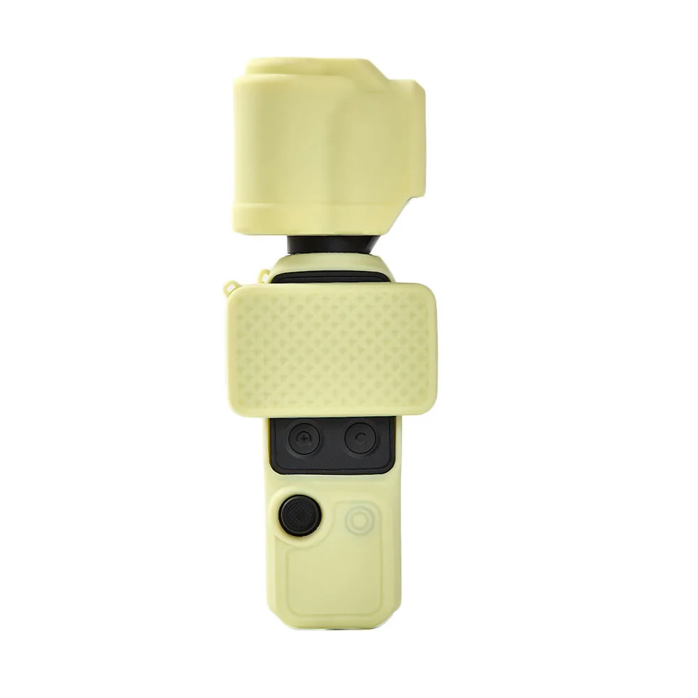 

Silicone Case for DJI OSMO Pocket 4 Gimbal Camera Anti-Scratch Handle Soft Protective Cover Lens Cap Anti-bump Cover