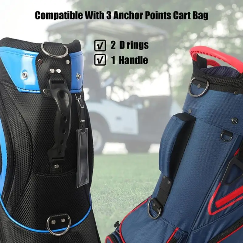 Ergonomischer Premium-Golftaschen-Schultergurt mit Polyesterstruktur, geeignet für bequemes Tragen und schnelle Installation – Detail 7