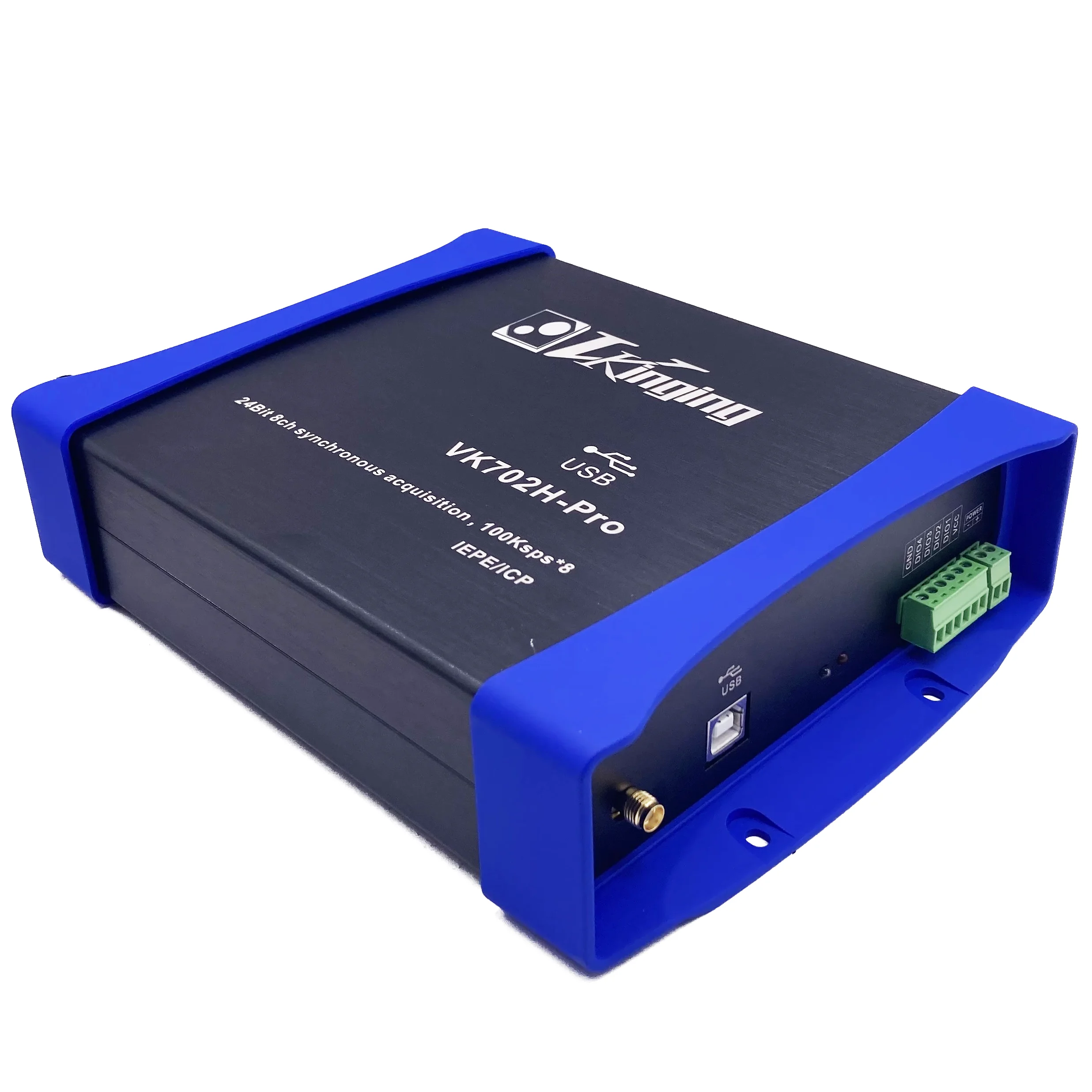 

The VK702Hpro 24-bit USB Data Acquisition Card Iepe Supports Labview 800K Sampling