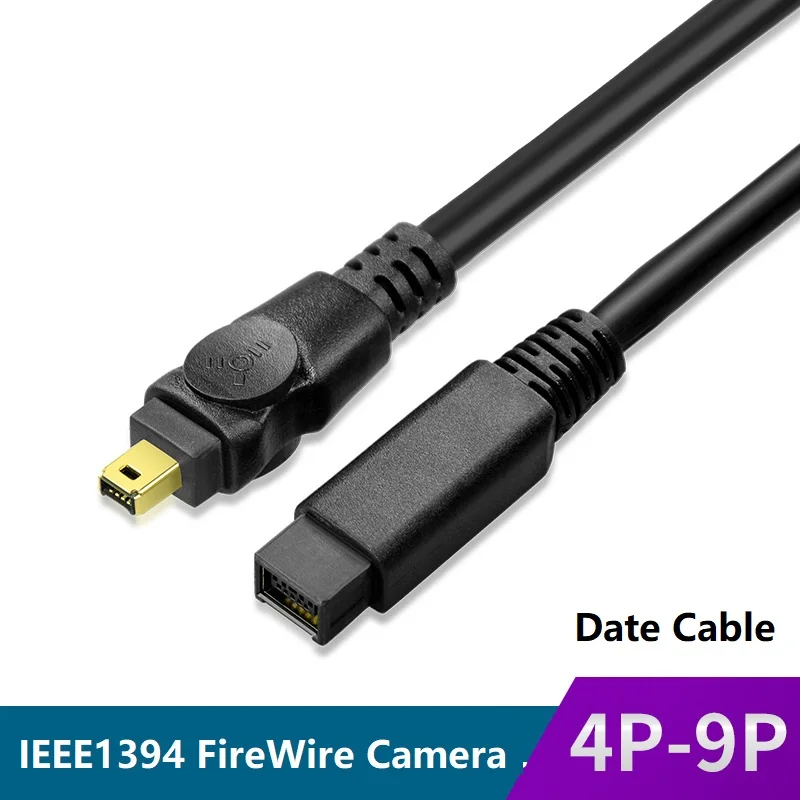 1.5m 3m 5m 10m IEEE1394 data cable 4P to 9P firewire800 to 400 male to male double shield Pure copper core double magnetic ring