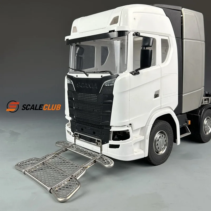 Scaleclub modelo 1/14 para scania 770s, barra de proteção de metal atualizada, cerca animal, bullpen para tamiya luu rc, caminhão, reboque, basculante