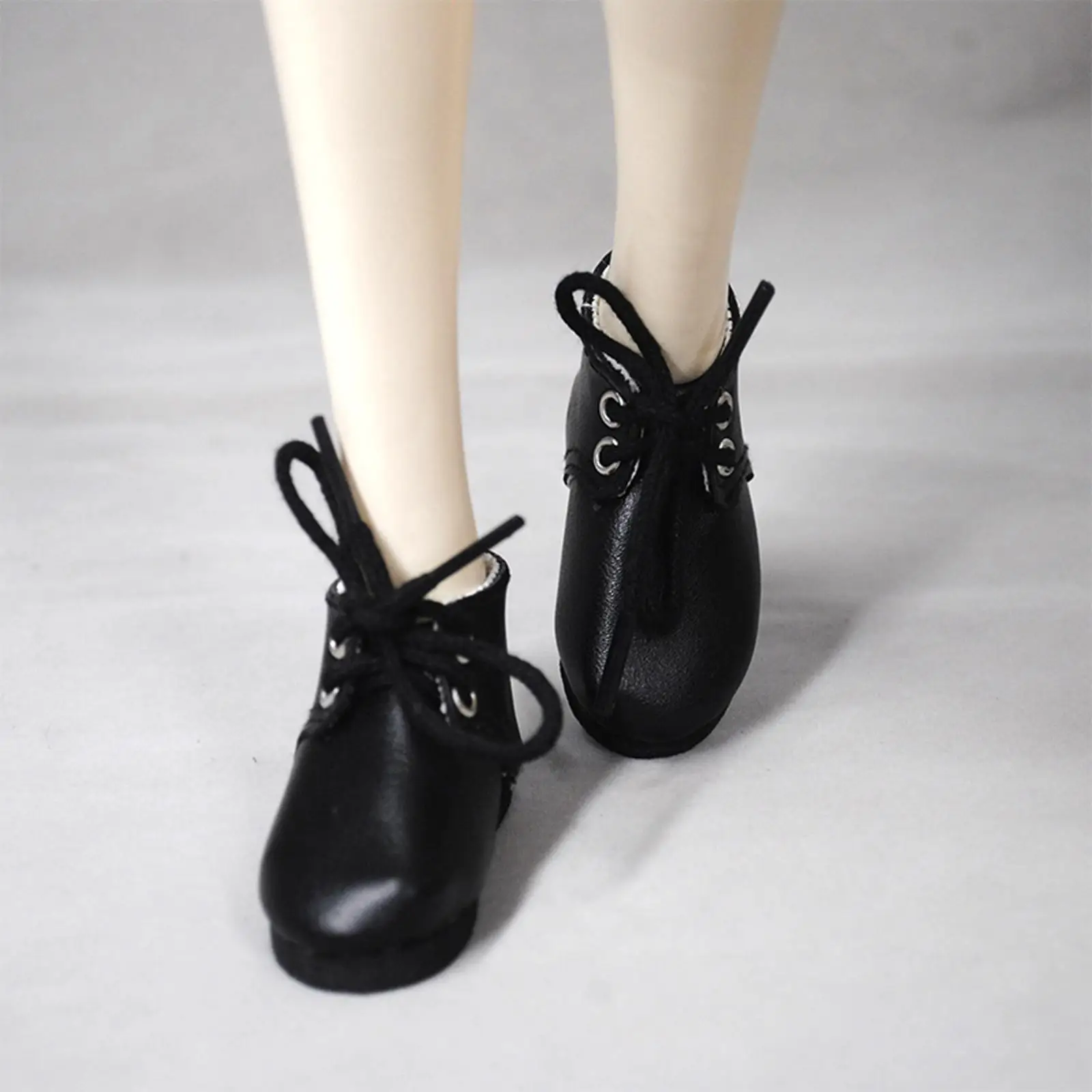 

Doll Clothing PU Leather Lace Up Shoes Outfit Ornament for 1/3 Dolls Birthday Gift Children Plaything