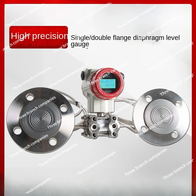 

High Precision Double Flange Liquid Level Gauge Remote Liquid Level Transmitter High Temperature Pressure Sensor