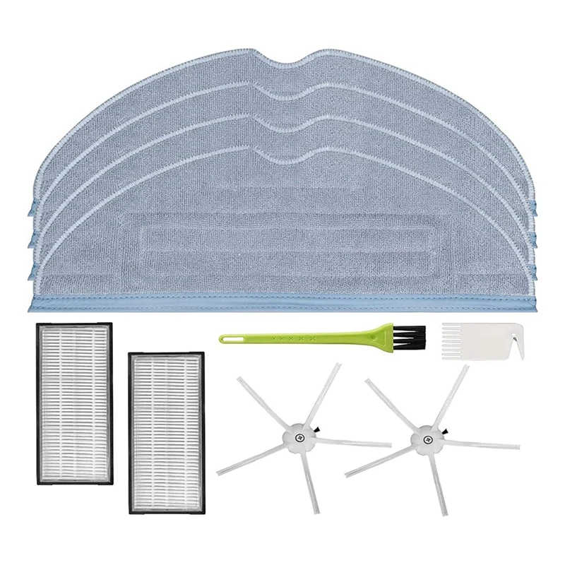 قطع غيار للمكنسة الكهربائية Roborock ، فرشاة جانبية ، مرشح HEPA ، وسادات الممسحة ، ممسحة ، متوافقة لـ S7 ، T7S ، الملحقات