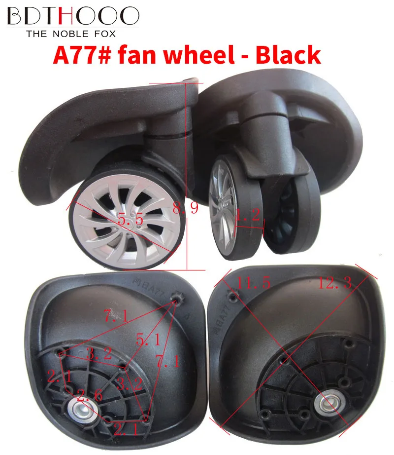 

A77 Wheel New Round Rod Box Wuitcases Universal Wanxianglun Castor Equipment Accessories