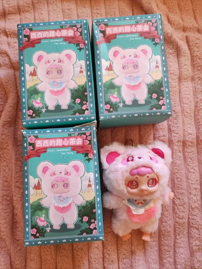 

Replica1:1 Sweetheart Tea Party Plush Series Baby Three Blind Box Trendy Handmade Doll Kawaii Doll Girl Gift Ornament Doll Toy