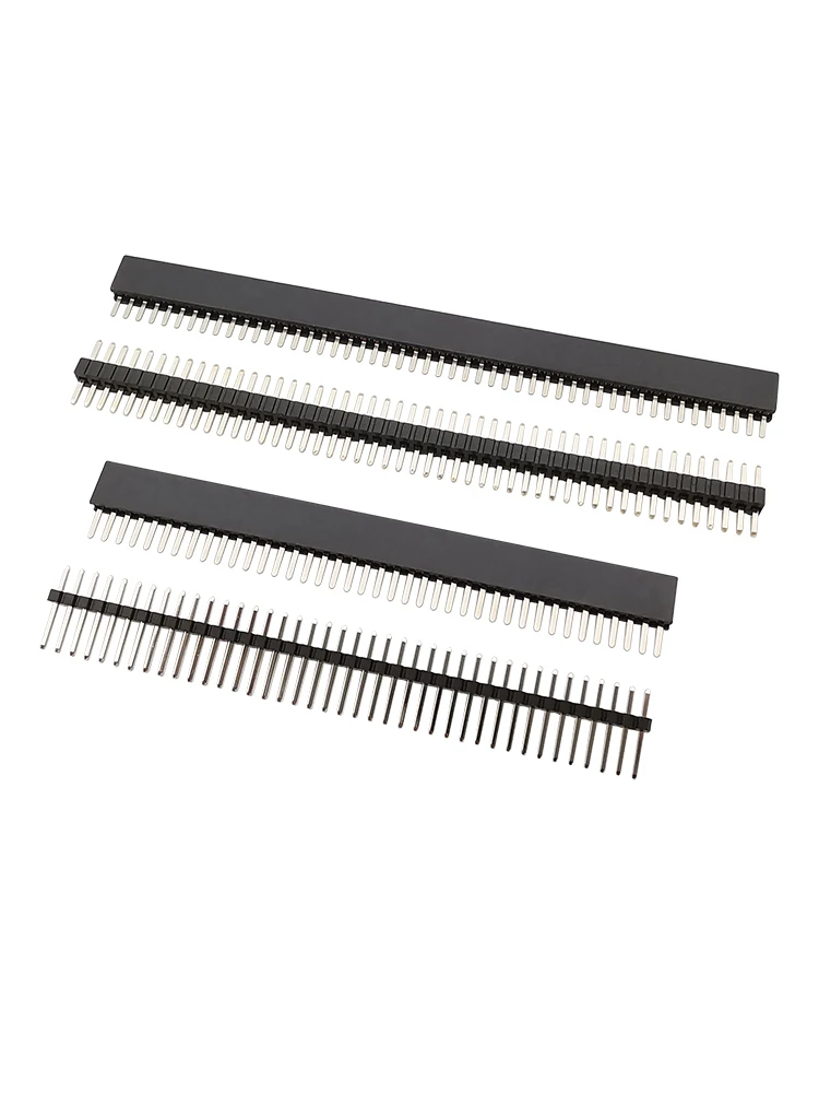 Pitch 1.27mm prosto jeden rząd/dwurzędowe mężczyzna kobieta gniazdo głowica pinowa płytka drukowana złącze dla Arduino 1x4 0/50Pin 2x4 0/50Pin — zdjęcie 2