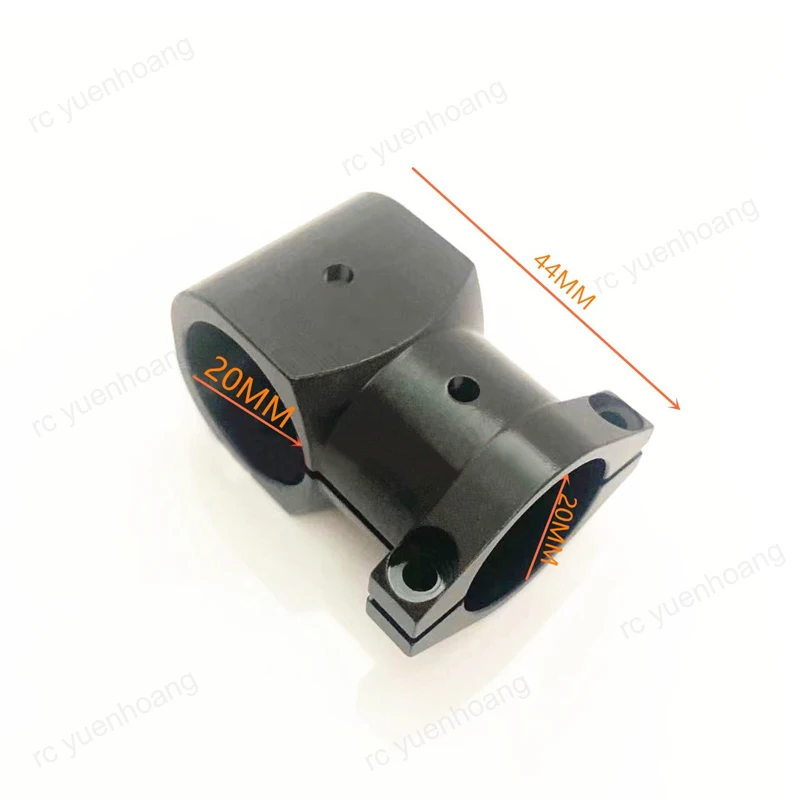 2 szt. Trójnóg w kształcie litery T od 20 do 20mm złącze trójnikowe zestaw do lądowania rura węglowa zacisk do łączenia rur DIY do RC