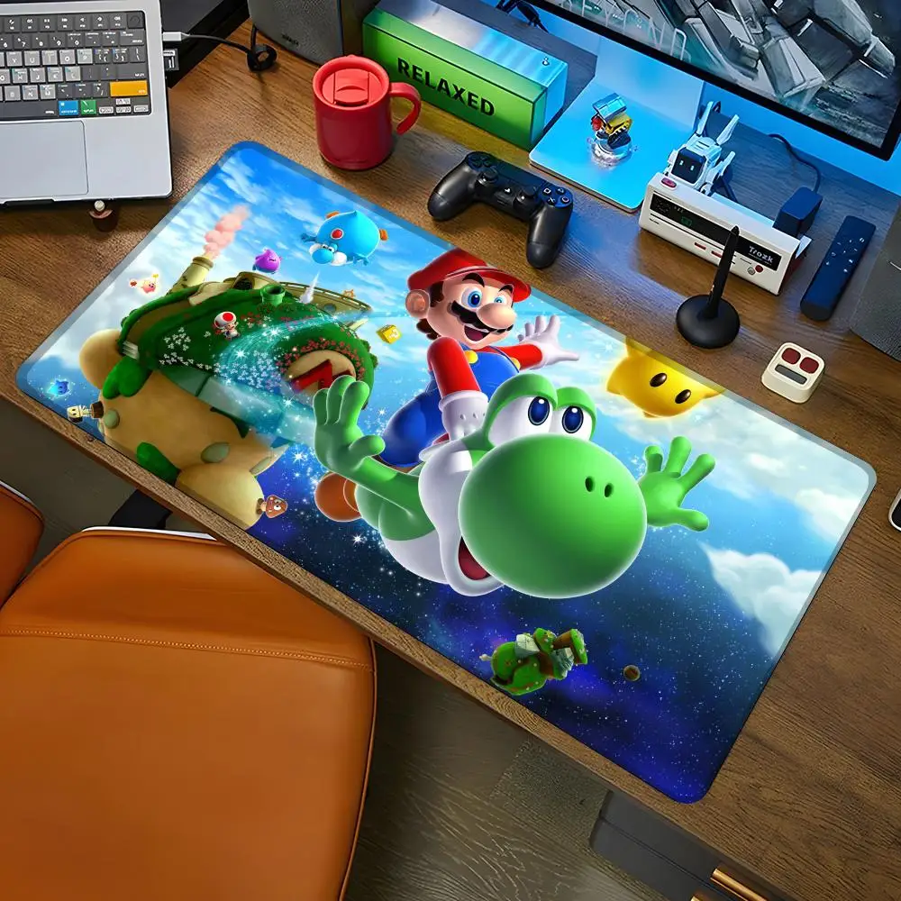 Hot Game Super M-MARIOS Mouse Pad Gaming Abstract Large cartoon 800x400mm MouseMat Gamer XXL Mause Carpet PC Desk