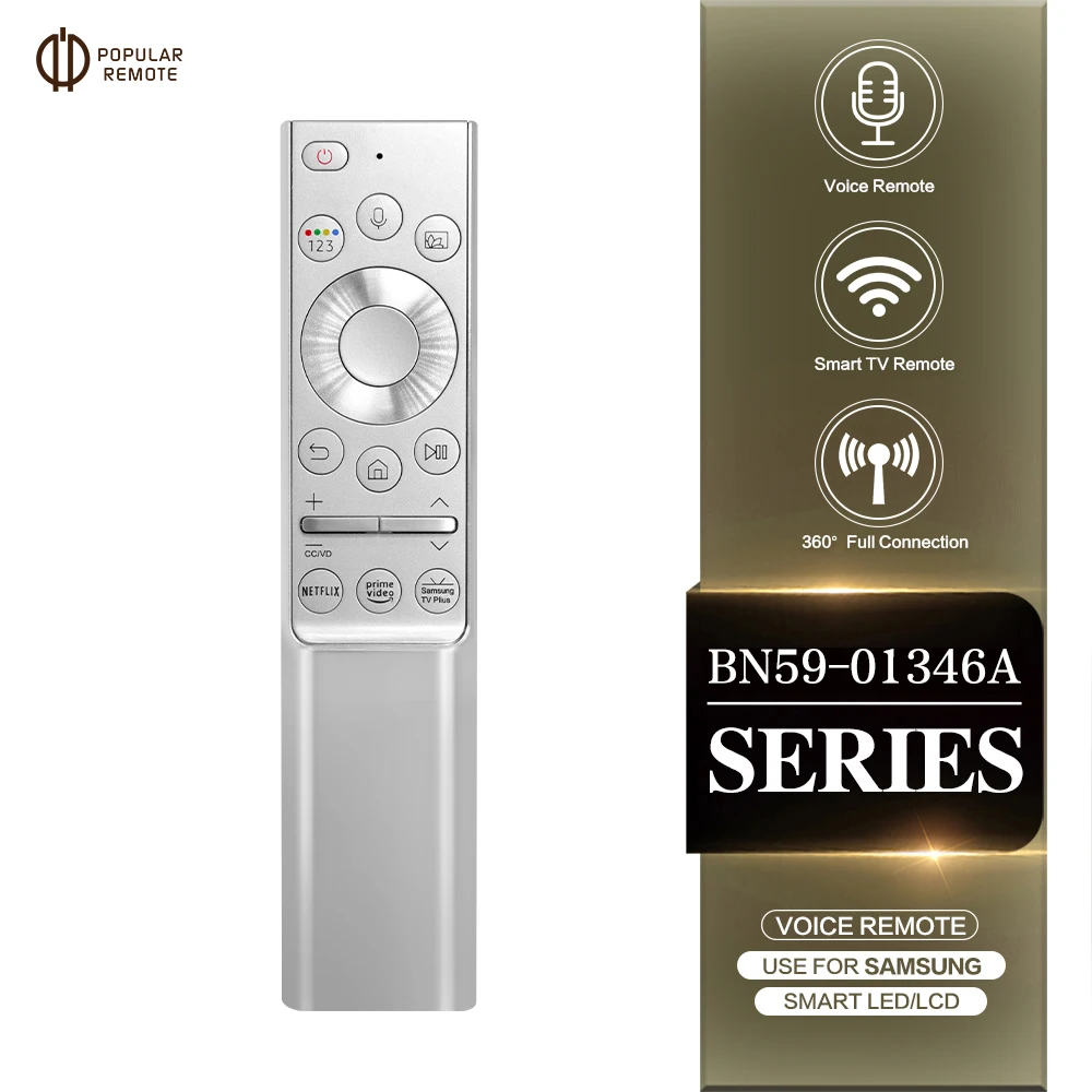 New BN59-01346A Voice Remote Control Replace For Samsung QLED 4K Ultra HD QN65/75LST9TAFXZA 55LST7 70Q6D 32LS03TBFXZA