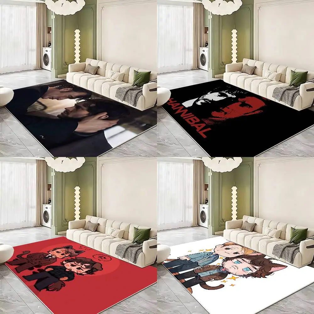 H-HannibalS and Will Floor Mat Rugs Soft Bedroom Floor Anti-skid Household Carpets
