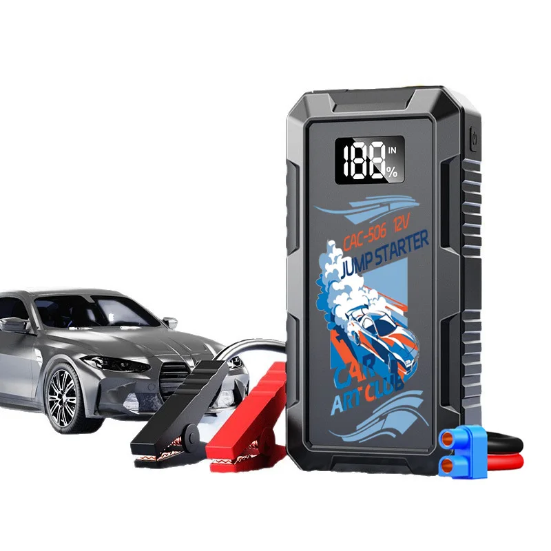 

Car Jump Starter with Safety Hammer Power Bank Auto Starting Device with USB for Emergency
