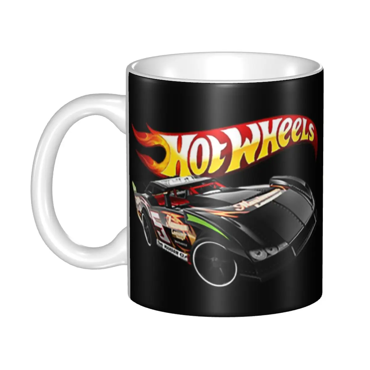 

Personalized Sport Car Hot Wheels Coffee Mugs DIY Classic Racing Ceramic Tea Milk Cup