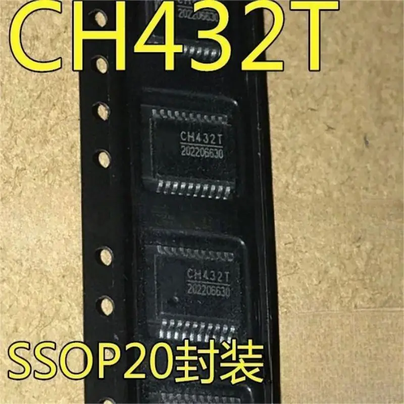 chip de expansao de porta serial dupla smd novo estoque disponivel para disparo direto ch432t ch432 ssop20 10 pcs 01