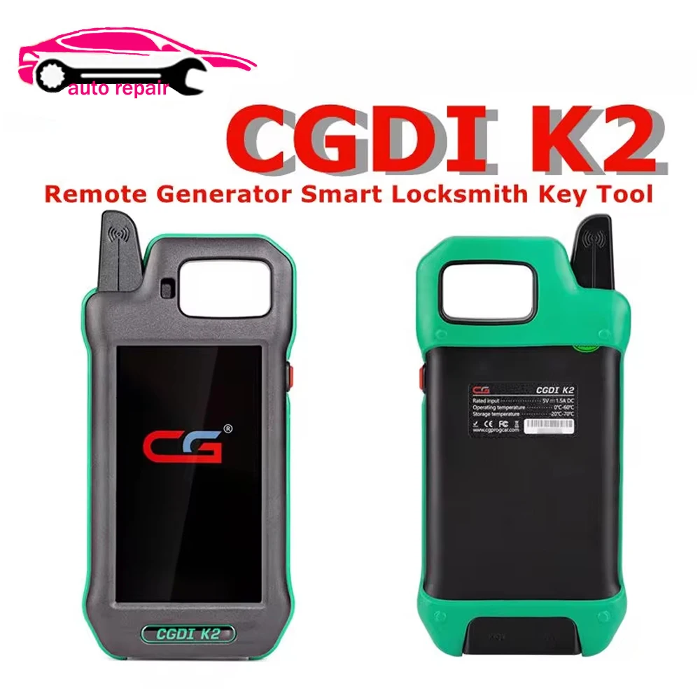 New 2024 CGDl K2 Key Programmer Professional Multi-functional Smart Locksmith Key Tool Remote Generator Supports 96 Bit ID48