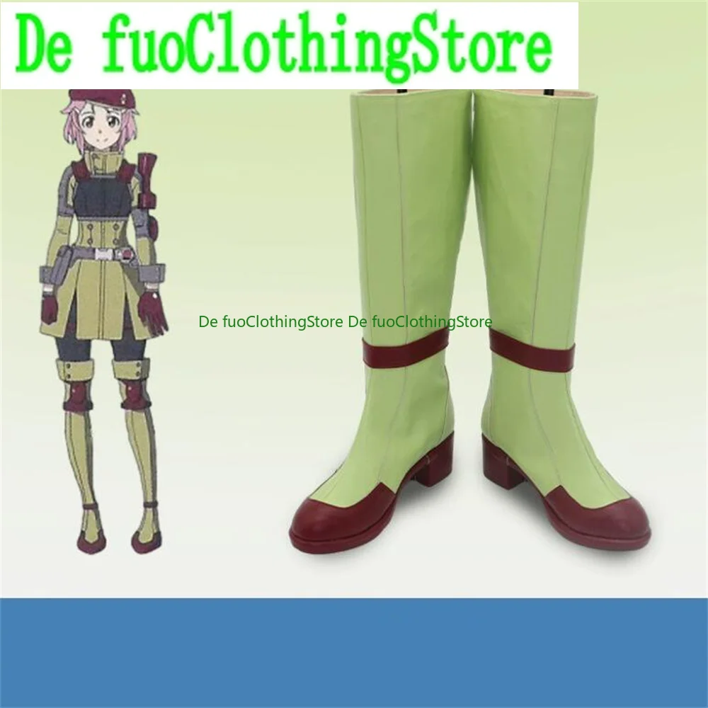 Lisbeth Shinozaki Rika Sword Art Online Cosplay Shoes Boots Game Anime Halloween Christmas DefuoClothing Shoes Store