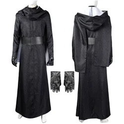 Kylo Ren Cosplay Fantasia Jedi Costume Disguise Adult Man Hooded Cloak Fantasy Outfits Roleplay Male Halloween Costumes Suit