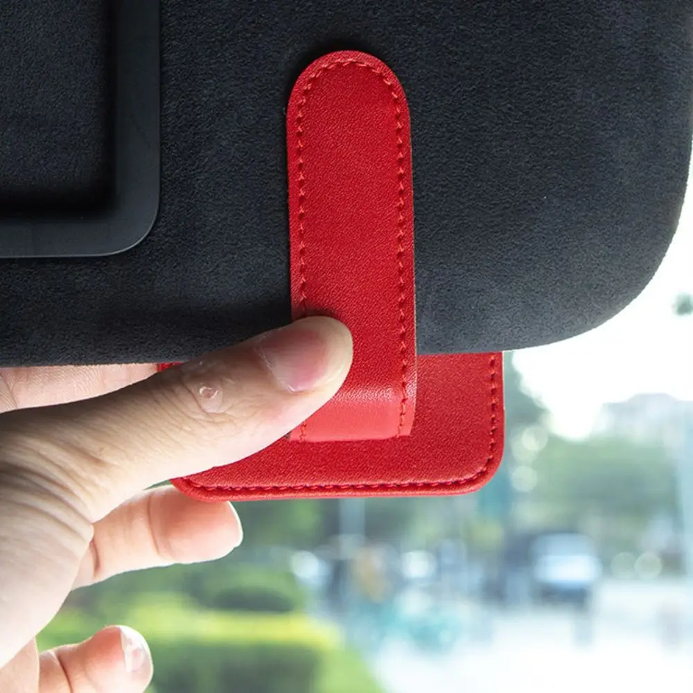 Carro Sun Visor Óculos Clip, Óculos De Sol Clip, Cartão, Ticket Holder, Stand Fastener, Pen Case, Óculos, Acessórios Do Carro