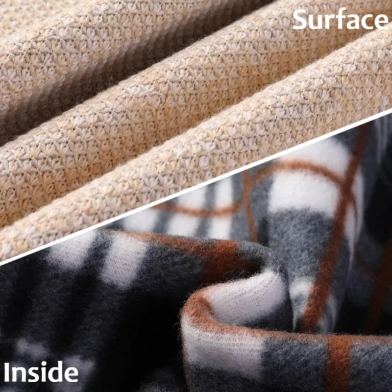 Maglione lavorato a maglia con colletto rialzato da uomo Autunno Inverno Nuovo cardigan Top Giacca coreana slim in tinta unita