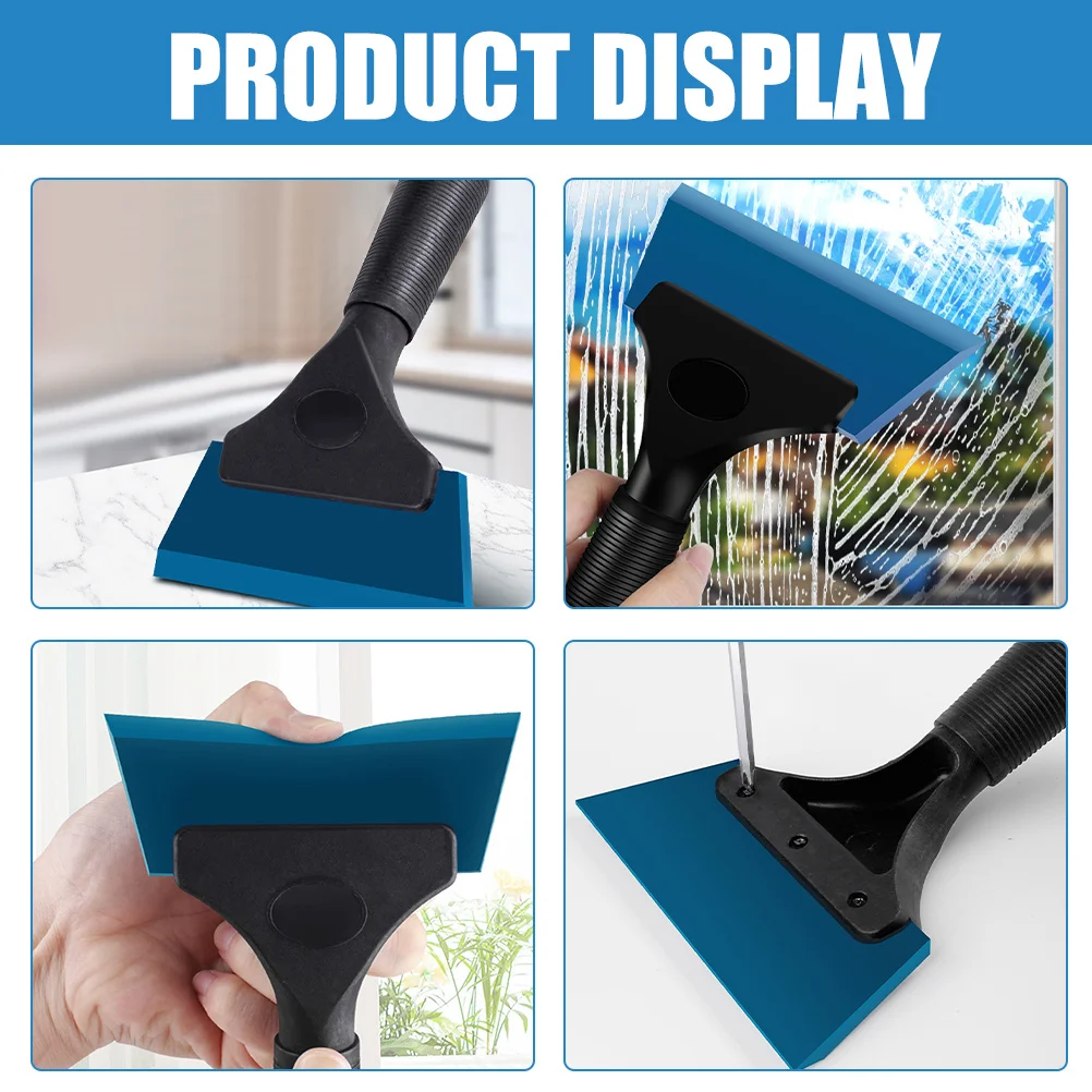 

2Pcs Car Squeegee Scraper Durable Plastic Cowhells Material Window Decals Wallpaper Sticker Application Tool Wallpaper Scraper